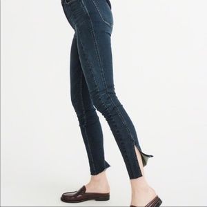 Abercrombie & Fitch Dark Wash Simone High Rise Super Skinny Jeans
